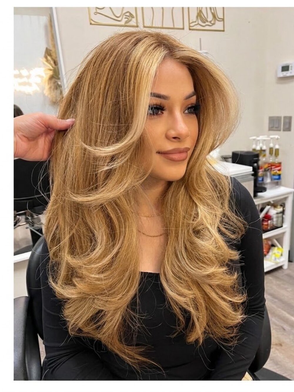 Honey Ombré Blonde Human Hair Lace Wig Choose 12-24 inch